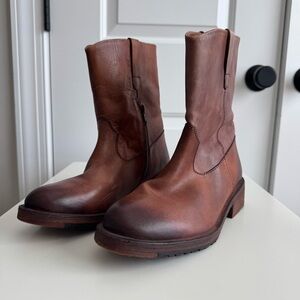 Vintage Foundry Co. Alaina Leather Western Boots Size 8